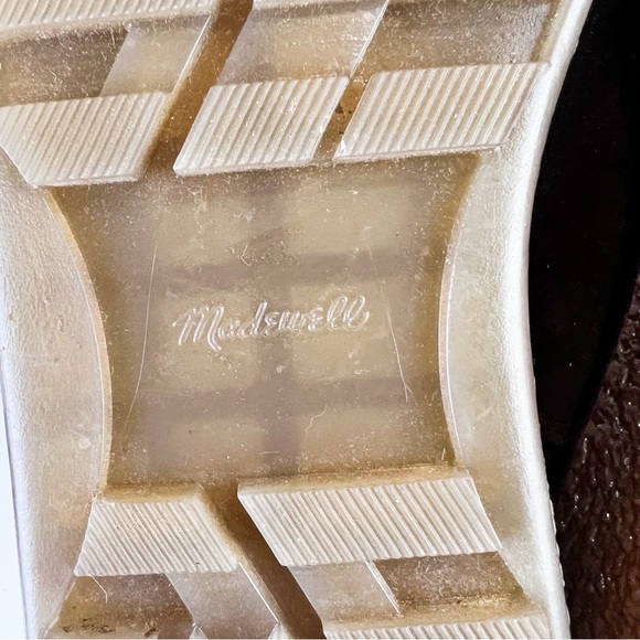 Madewell Suede Shearling Joey Pull-On Chelsea Boot Size 8 Dark Brown - Picture 6 of 10